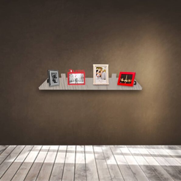 Prateleira Simples Madeirado 80x20 Cm Com Suporte Em Mdf - Imagem 6