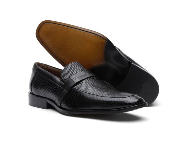 Sapato Social Masculino Trissê Preto 23207 - Imagem 2