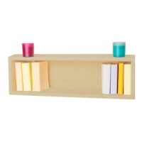 Nicho Retangular Decorativo 70cx25px15a Natural Em Mdf - Imagem 2