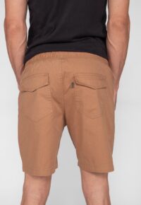 Bermuda Macaw 7842 Bege Escuro Elástico Sarja - Imagem 7