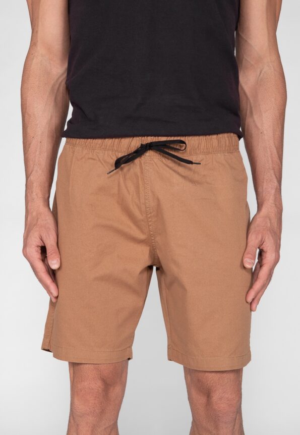 Bermuda Macaw 7842 Bege Escuro Elástico Sarja - Imagem 6