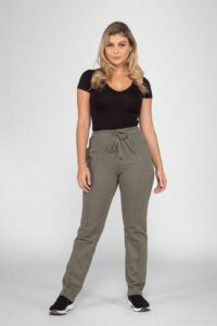 Calça 7860 Verde Moletom Bella Canvas