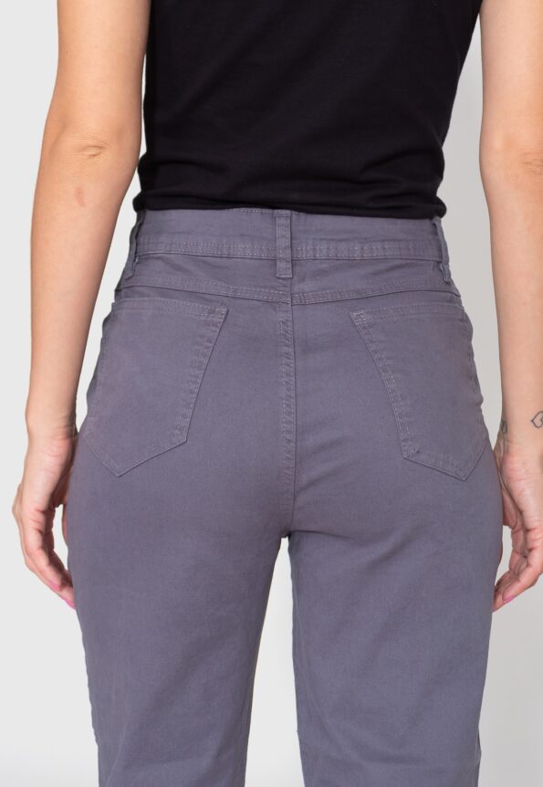 Calça Skinny 7873 Cinza Bella Canvas - Cintura Alta - Imagem 8