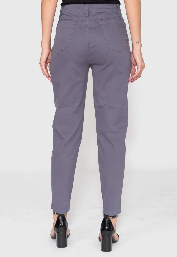 Calça Skinny 7873 Cinza Bella Canvas - Cintura Alta - Imagem 6