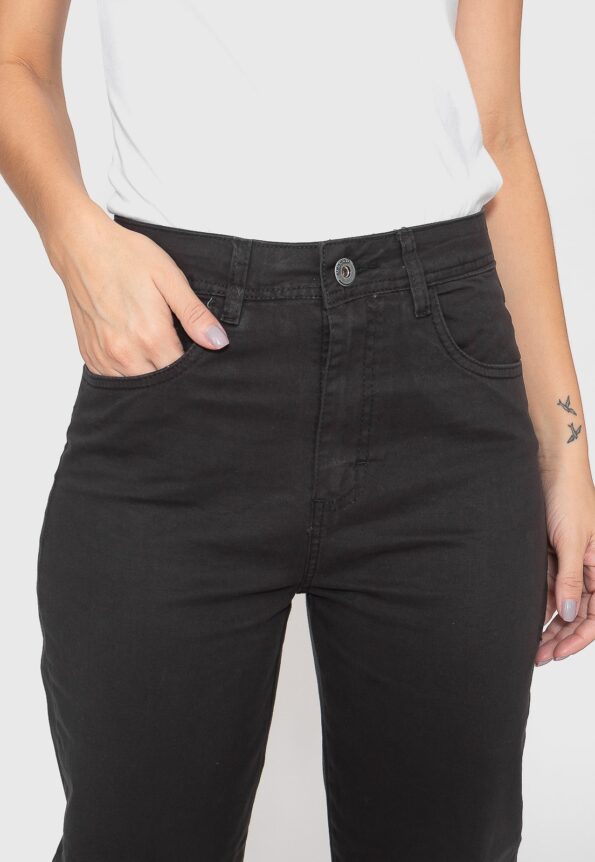 Calça Skinny 7873 Preto Bella Canvas - Cintura Alta - Imagem 8