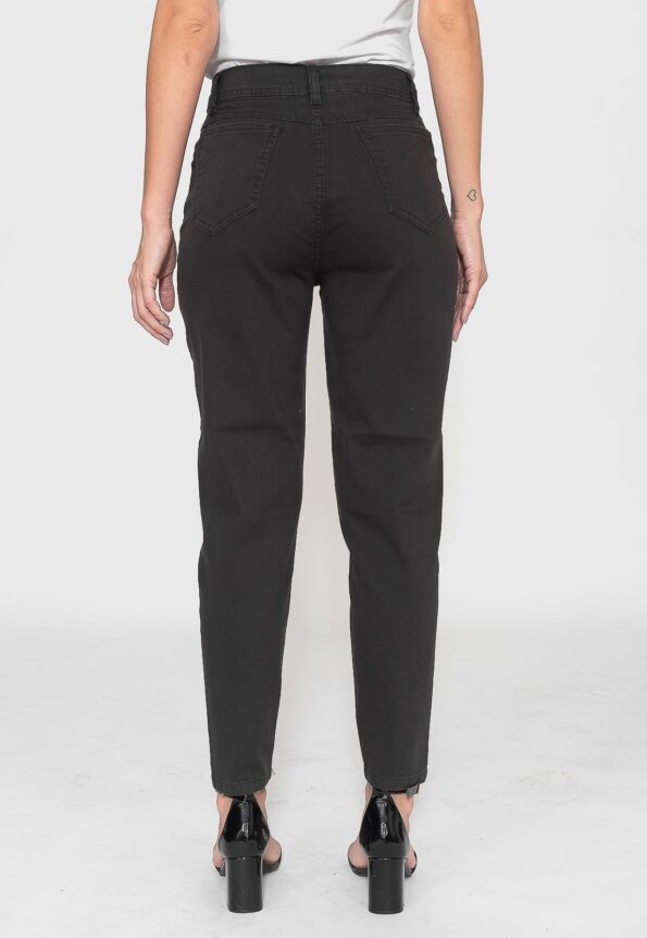 Calça Skinny 7873 Preto Bella Canvas - Cintura Alta - Imagem 7