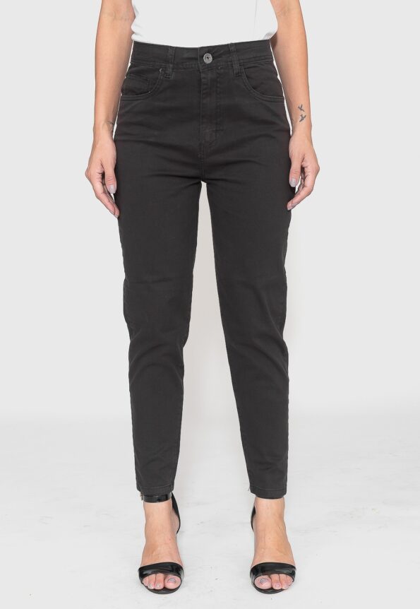 Calça Skinny 7873 Preto Bella Canvas - Cintura Alta - Imagem 5