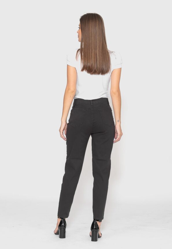 Calça Skinny 7873 Preto Bella Canvas - Cintura Alta - Imagem 4