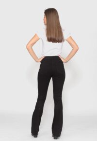 Calça Flair 7874 Preto Bella Canvas - Cintura Alta - Imagem 4