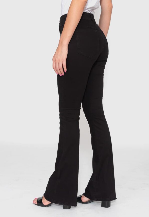 Calça Flair 7874 Preto Bella Canvas - Cintura Alta - Imagem 6