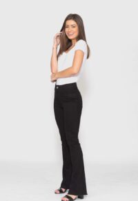 Calça Flair 7874 Preto Bella Canvas - Cintura Alta - Imagem 2