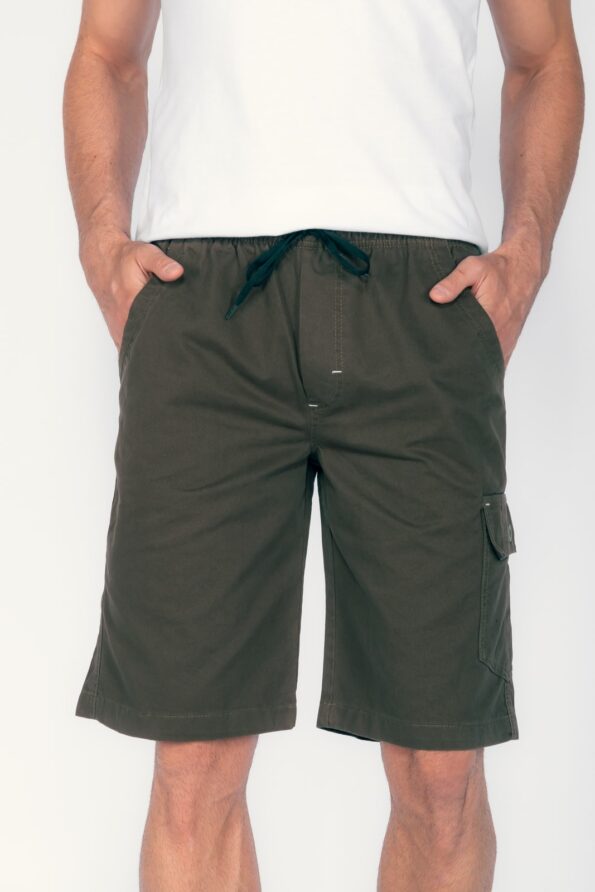 Bermuda-masculina-7851-verde-16.jpg Bermuda Macaw 7851 Verde Elástico Sarja - Imagem 5