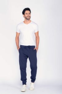 Calça Macaw 7859 Azul Moletom