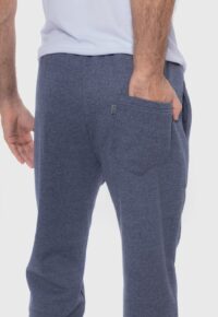 Calça Macaw 7859 Mescla Azul Moletom - Imagem 8
