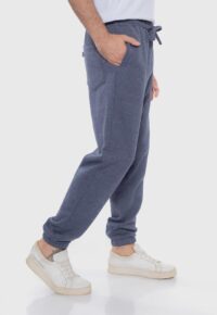 Calça Macaw 7859 Mescla Azul Moletom - Imagem 6