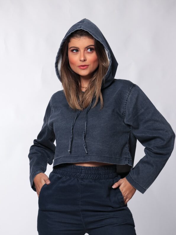 Blusa Cropped 7896 Azul - Imagem 5