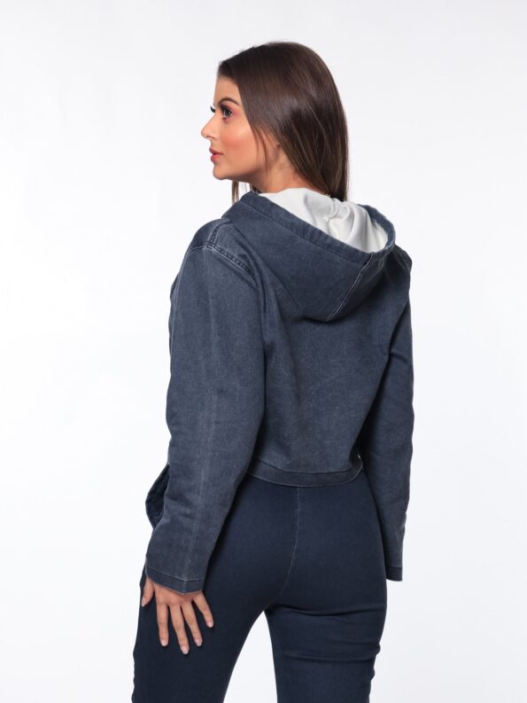 Blusa Cropped 7896 Azul - Imagem 7