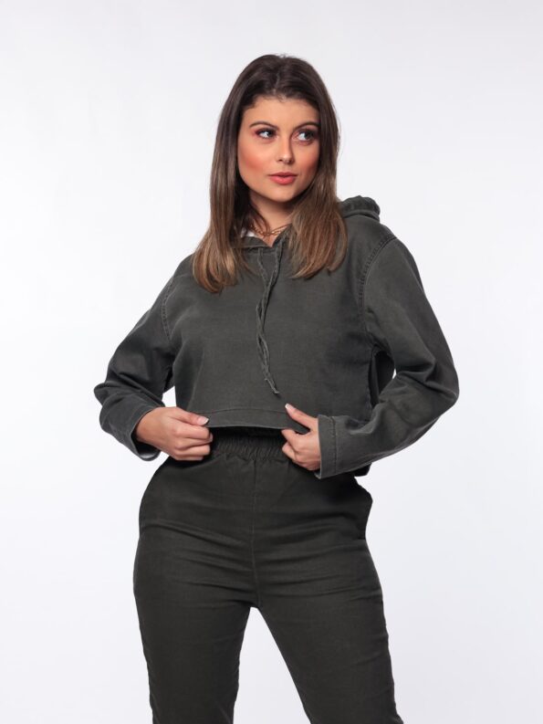 Blusa Cropped 7896 Verde - Imagem 4