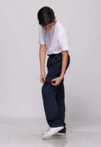 Calça Macaw 7909 Juvenil Azul Marinho - Imagem 3