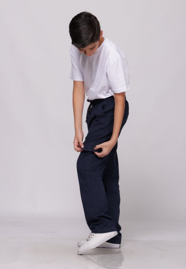 Calça Macaw 7909 Juvenil Azul Marinho - Imagem 3