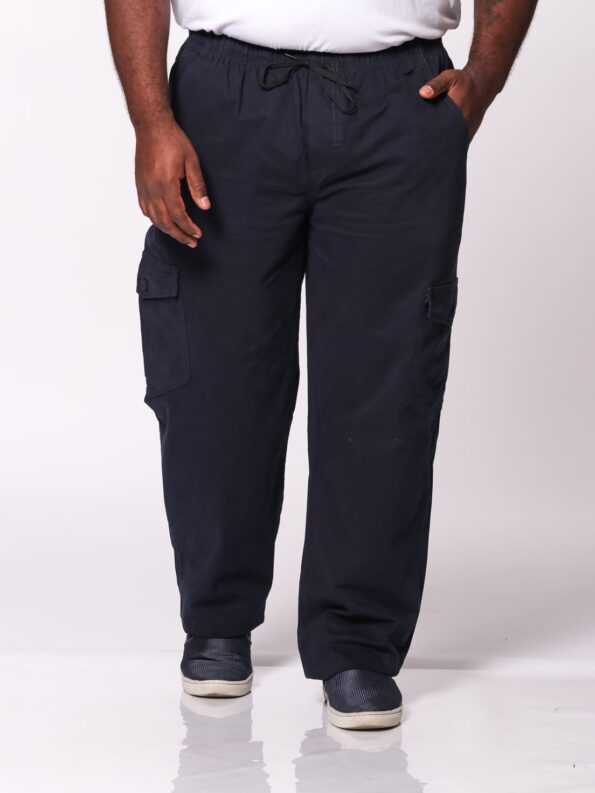 IMG_8975.jpg Calça Macaw 7868 Azul Marinho Plus Size Sarja - Imagem 6