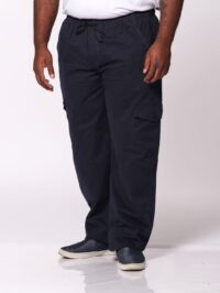 Calça Macaw 7868 Azul Marinho Plus Size Sarja - Imagem 7