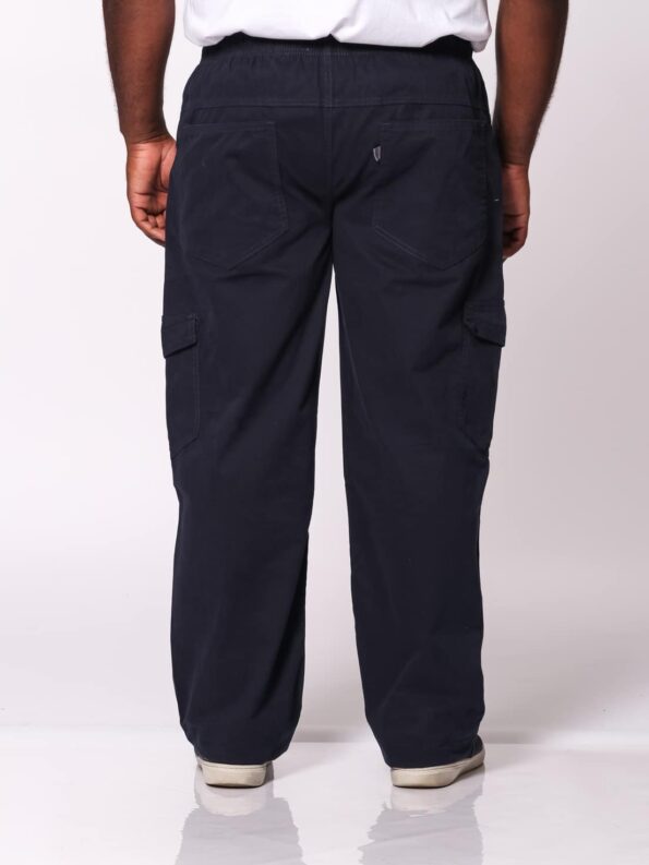 IMG_8977.jpg Calça Macaw 7868 Azul Marinho Plus Size Sarja - Imagem 8