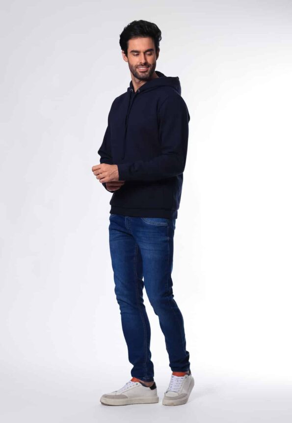 Blusa Moletom 7892 Azul - Imagem 3