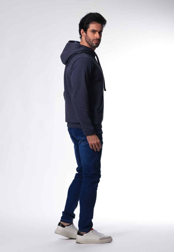 Blusa Moletom 7892 Azul Mescla - Imagem 4