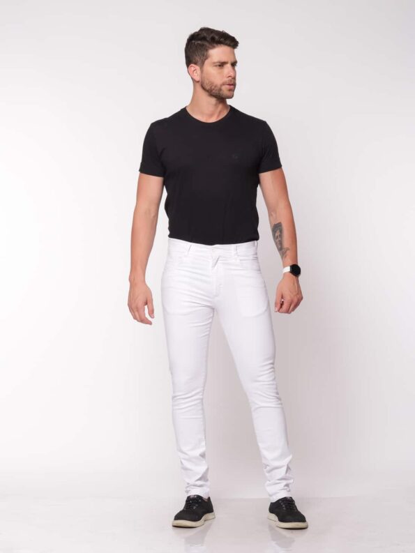 Calça Sarja 7901 Branca - Imagem 2