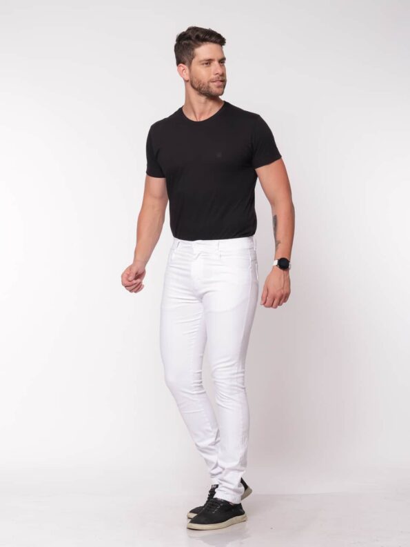Calça Sarja 7901 Branca - Imagem 3