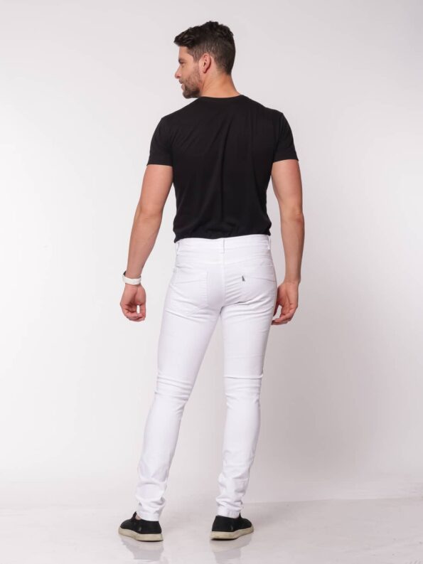 Calça Sarja 7901 Branca - Imagem 5
