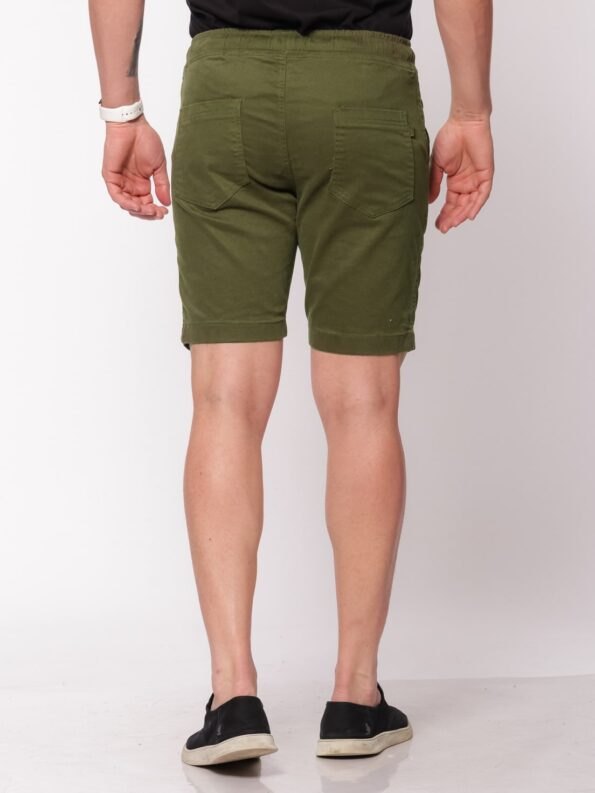 Bermuda 7899 Verde Elástico Sarja - Imagem 6