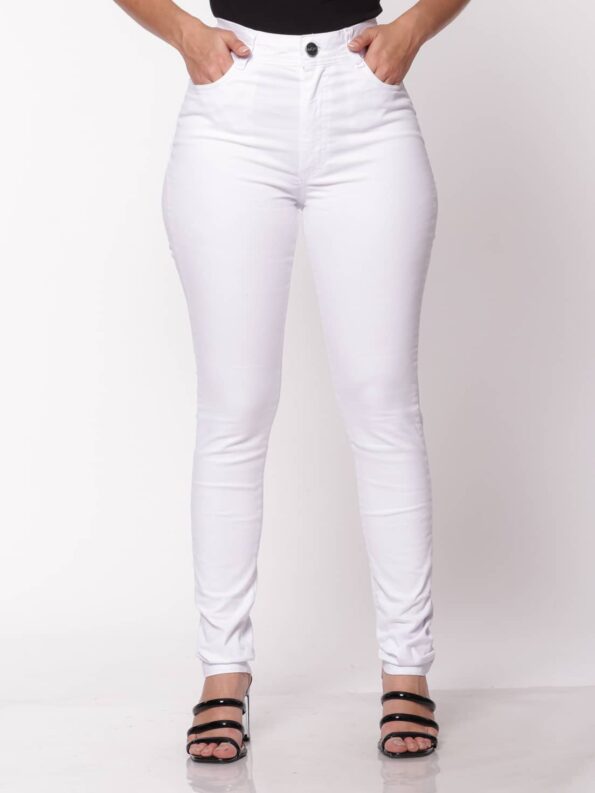 Calça Skinny 7904 Branca - Imagem 6