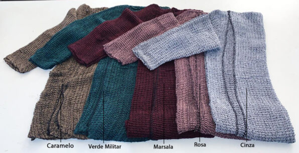 Kimono Tricot Lapela Assimétrica - Imagem 2