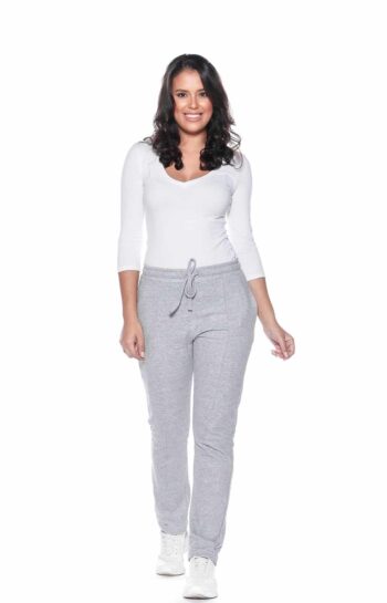 Calça 7860 Cinza Mescla Moletom Bella Canvas