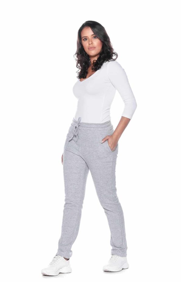 Calça 7860 Cinza Mescla Moletom Bella Canvas - Imagem 3