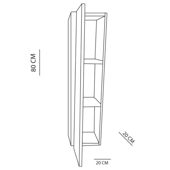 Armário Nicho Toalheiro Branco Em Mdf - Imagem 7