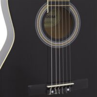 Violão Clássico De Nylon Para Destros Verniz Brilhante Com Tensor Tcg 200 Preto Cordoba - Imagem 5