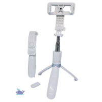 bastão de selfie stick l02 com bluetooth e tambem tripe