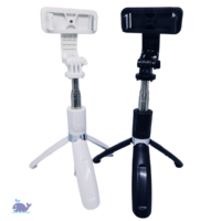 bastão de selfie stick l02 com bluetooth e tambem tripe