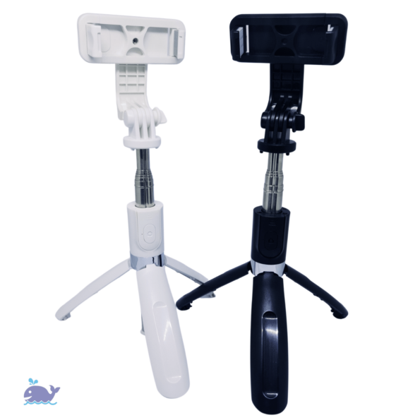bastão de selfie stick l02 com bluetooth e tambem tripe