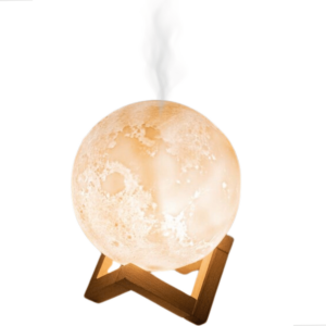 umidificador aromatizador luminaria lua maior 2400ml 18cm