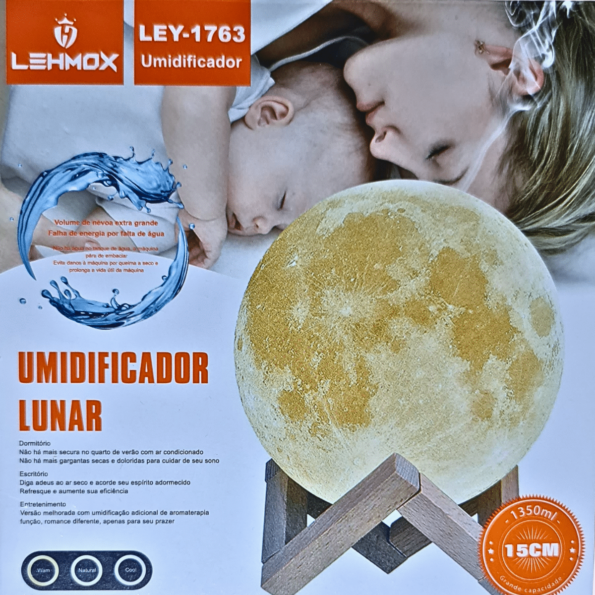 umidificador-eletroradiobraz-2.png umidificador aromatizador luminaria lua maior 2400ml 18cm