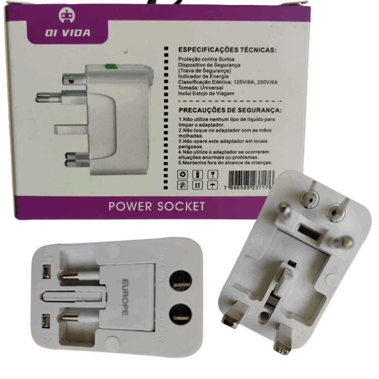 tomada universal internacional 150 paises, led bivolt 10a