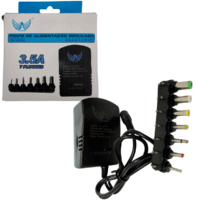 fonte universal 3–12v bivolt com 7 plugues regulável vesátil
