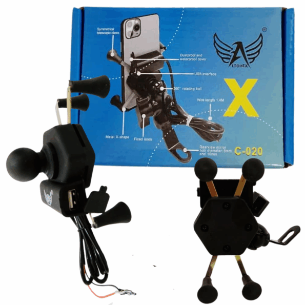 suporte para celular com carregador usb para moto retrovisor eletroradiobraz 1.png