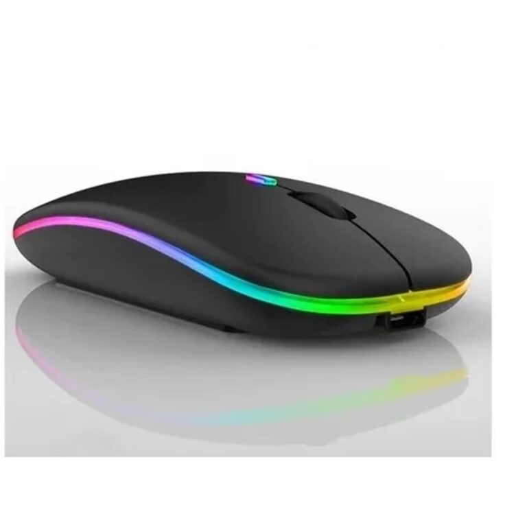 mouse sem fio recarregável rgb h'maston e 1200 alta precisão