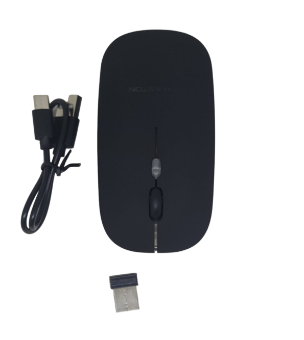 mouse sem fio recarregável rgb h'maston e 1200 alta precisão