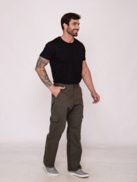 calça cargo macaw sarja 7888 chumbo